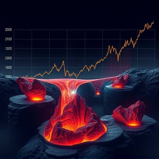 Visualization of impermanent loss in a Uniswap liquidity pool, depicting price fluctuations and their impact on liquidity provider returns.